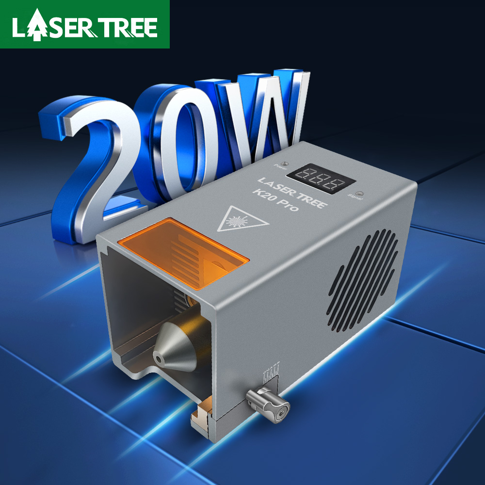 Fiber Laser Source 20W - เลเซอร์ต้นไม้20W Optical เลเซอร์หัว Air Assist ชุดเลเซอร์