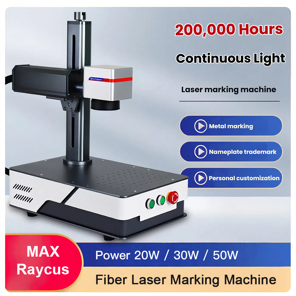 Fiber Laser Source 20W - เครื่องเลเซอร์มาร์กกิ้งไฟเบอร์ WaveTopSign 20W 30W หัวกัลโวความเร็วสูง รุ่น