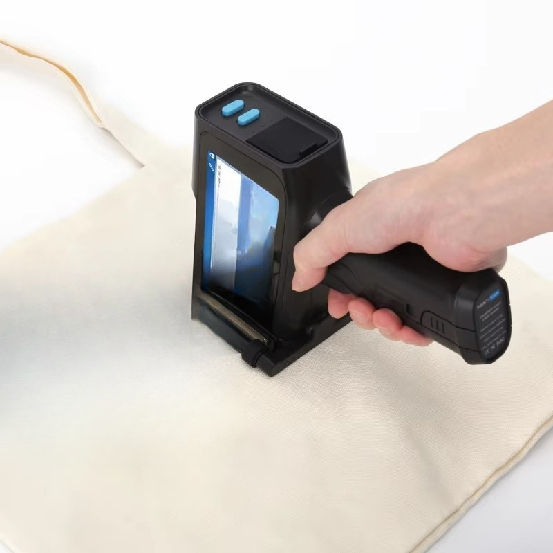 Industrial Handheld Laser Printer - เครื่องพิมพ์อิงค์เจ็ทแบบพกพาพร้อมระบบกำหนดตำแหน่งด้วยเลเซอร์คู่เพื่อการพิมพ์โค้ดอุตสาหกรรมที่แม่นยำ