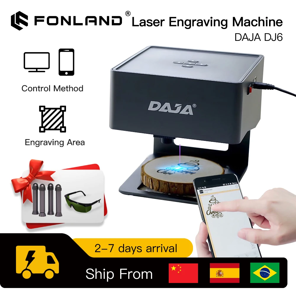 Industrial Laser Engraving Machine - Daja เครื่องแกะสลักเลเซอร์ CNC DJ6 mesin grafir