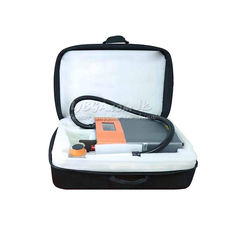 Industrial Laser For Cleaning - เครื่องทำความสะอาดด้วยเลเซอร์พัลส์ LY-LCG100A 100W แบบสะพายหลัง สำหรับงานอุตสาหกรรม 1.2MJ