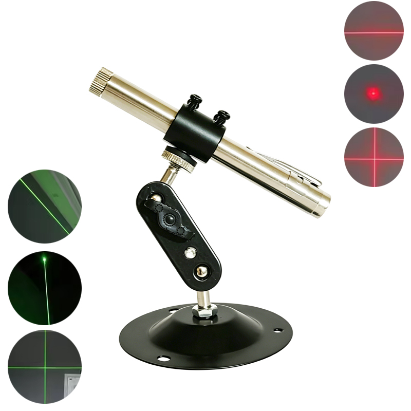 Industrial Laser Pointer - โมดูลเลเซอร์แบบพกพา 532nm สีเขียว 650nm สีแดง ลายจุด