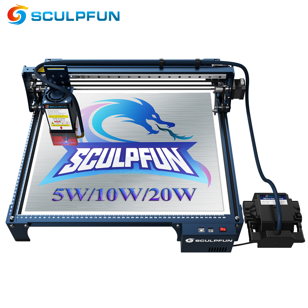 Industrial Laser Engraver - เครื่องแกะสลักเลเซอร์ SCULPFUN S30/S30 PRO/S30 PRO MAX