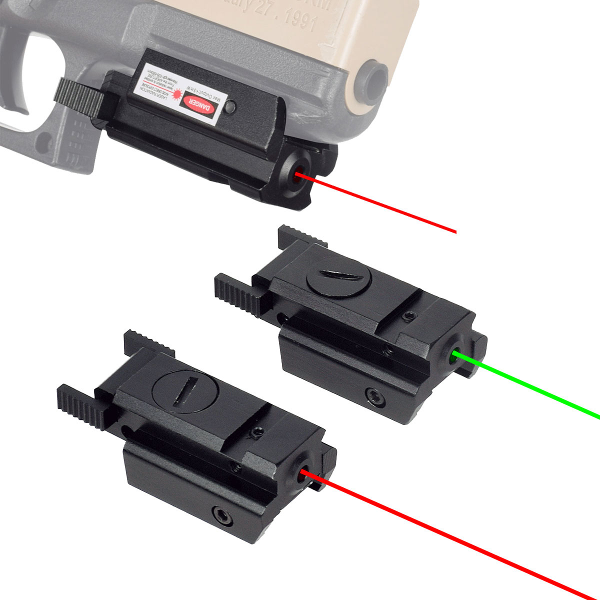 Industrial Laser Pointer - ยุทธวิธี Red Green Dot Laser Sight