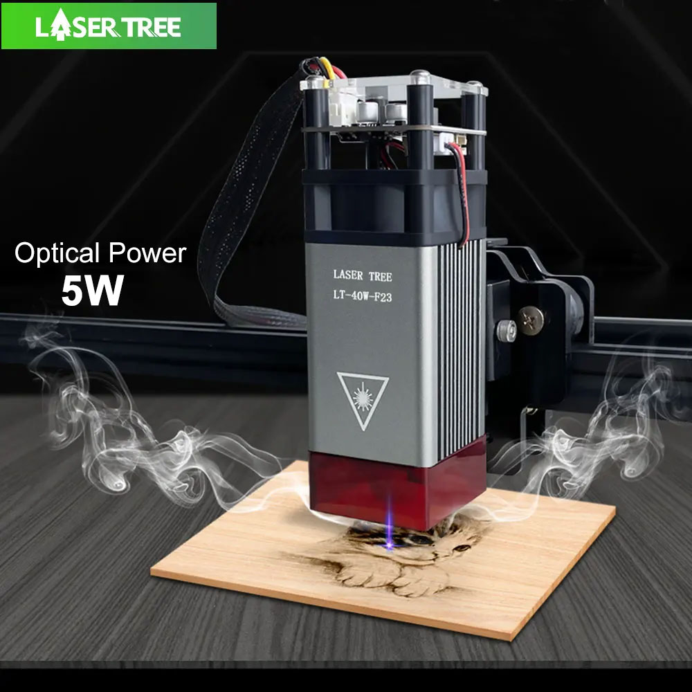 Industrial Laser Engraver - โมดูลเลเซอร์ LASER TREE 4w 5W 450nm