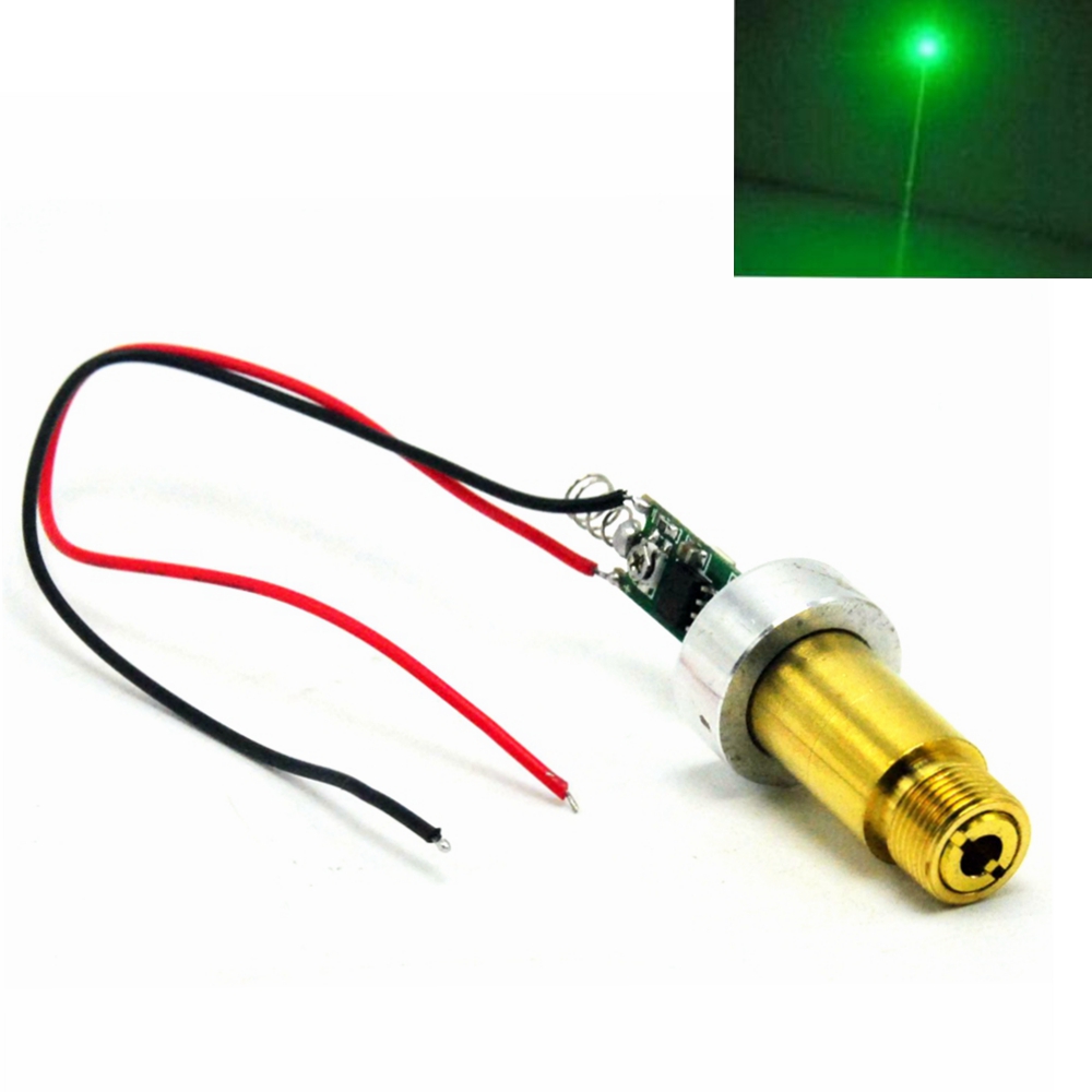 Industrial Laser Pointer - อุตสาหกรรมทองเหลือง 50mW 100mw 200mw 532nm Green