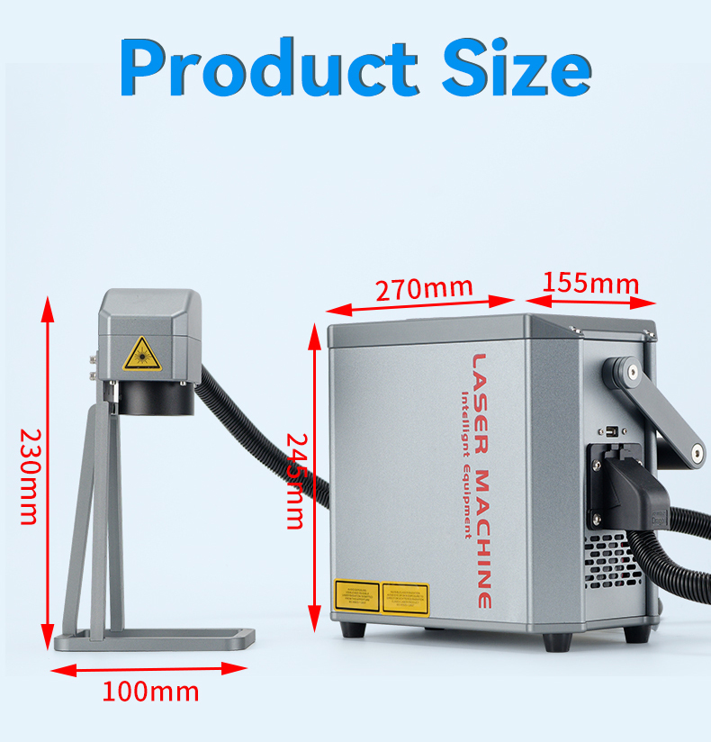 เครื่องแกะสลักเลเซอร์แบบมือถือ - Industrial Handheld Laser Printer บทวิจารณ์และราคา