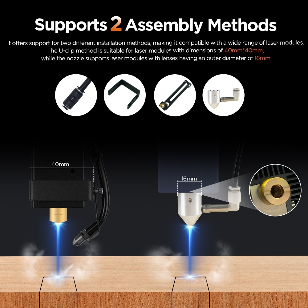 ACMER C4 เลเซอร์แอร์แอสสิท ปั๊ - Industrial Laser Engraver บทวิจารณ์และราคา