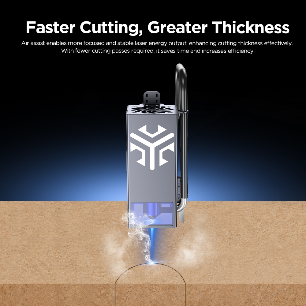 ACMER C4 เลเซอร์แอร์แอสสิท ปั๊ - Industrial Laser Engraver บทวิจารณ์และราคา