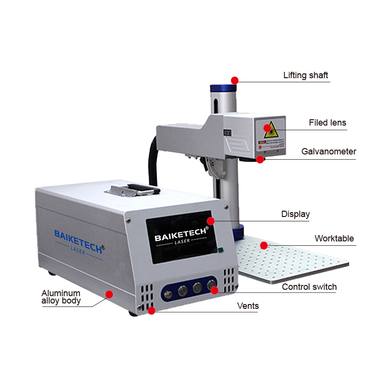 เครื่องมาร์กกิ้งด้วยเลเซอร์ไฟเ - Industrial Laser Engraving Machine For Metal บทวิจารณ์และราคา