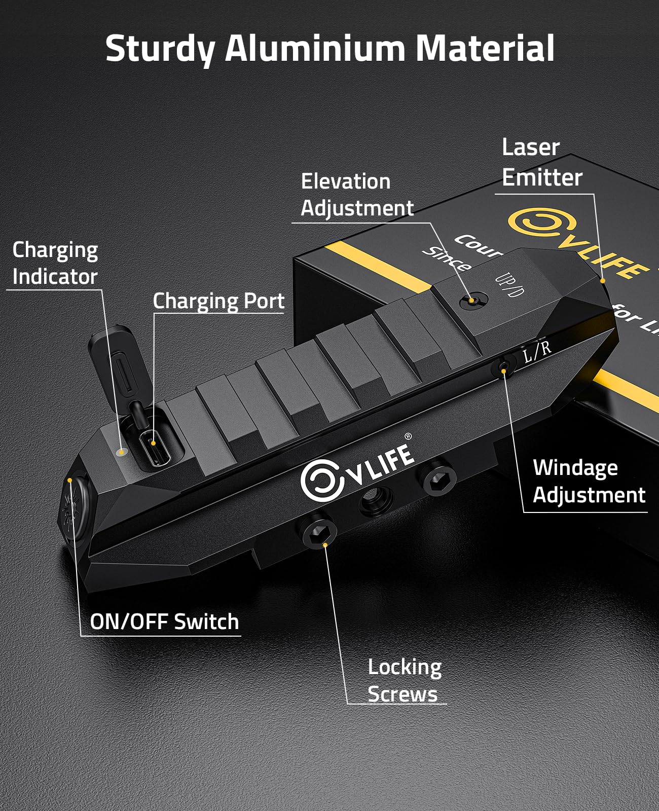 CVLIFE เลเซอร์สีแดงแบบติดตั้งต - Industrial Laser Pointer บทวิจารณ์และราคา