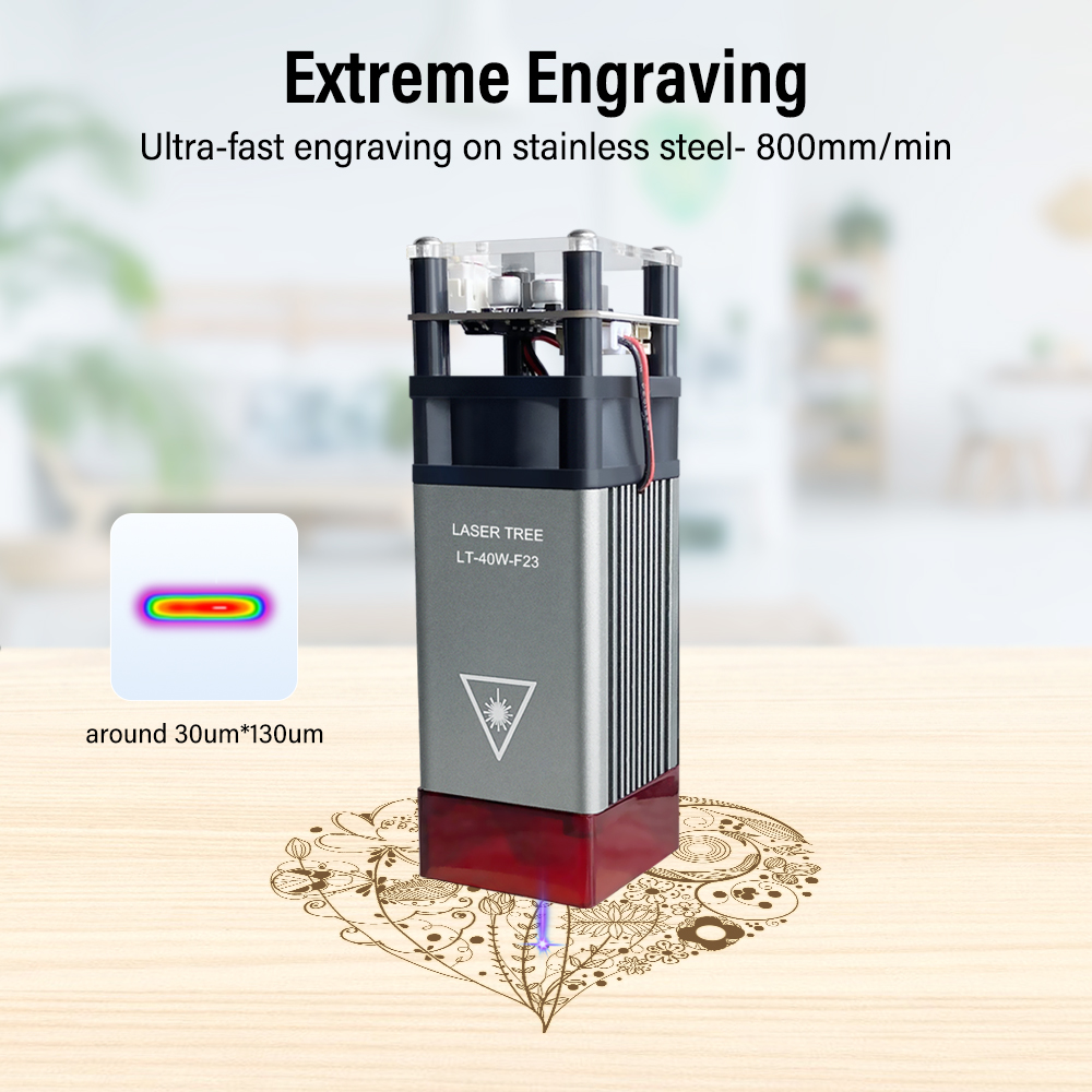 โมดูลเลเซอร์ LASER TREE 4w 5W  - Industrial Laser Engraver บทวิจารณ์และราคา